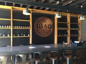 The bar at 1840 Brewing
