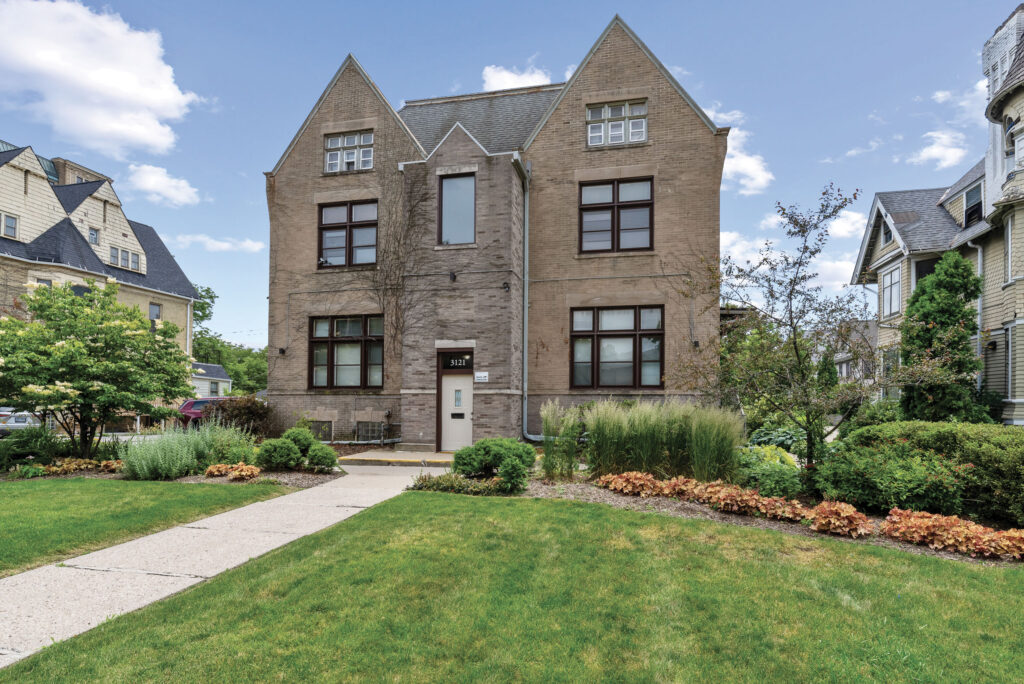The Cream City-brick Uplifting Mansion in Milwaukee.