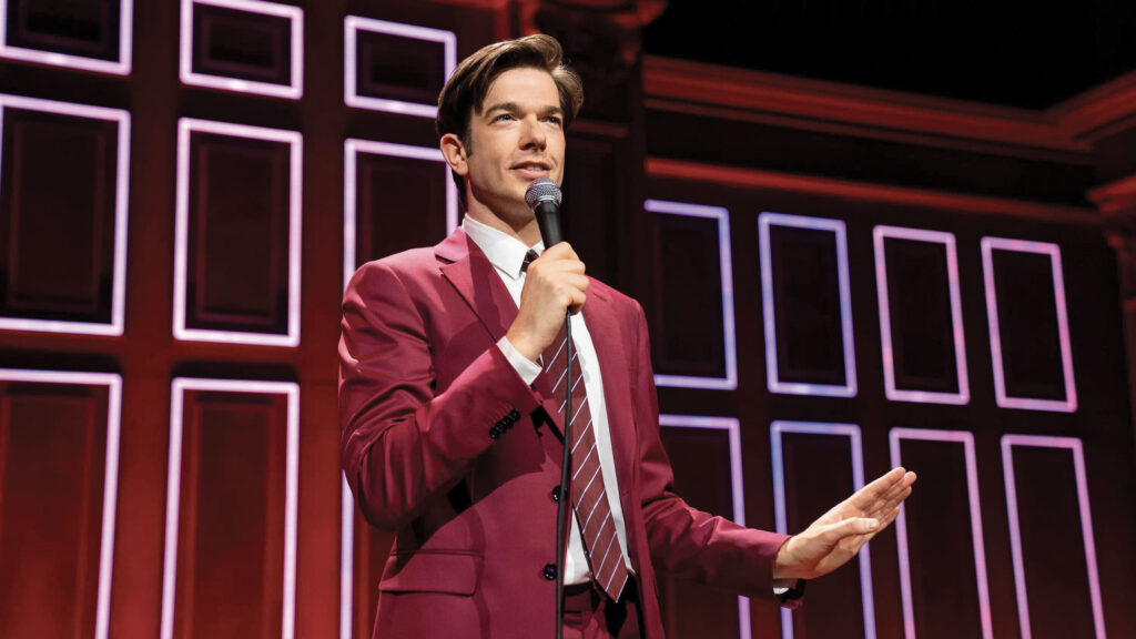 John Mulaney performing