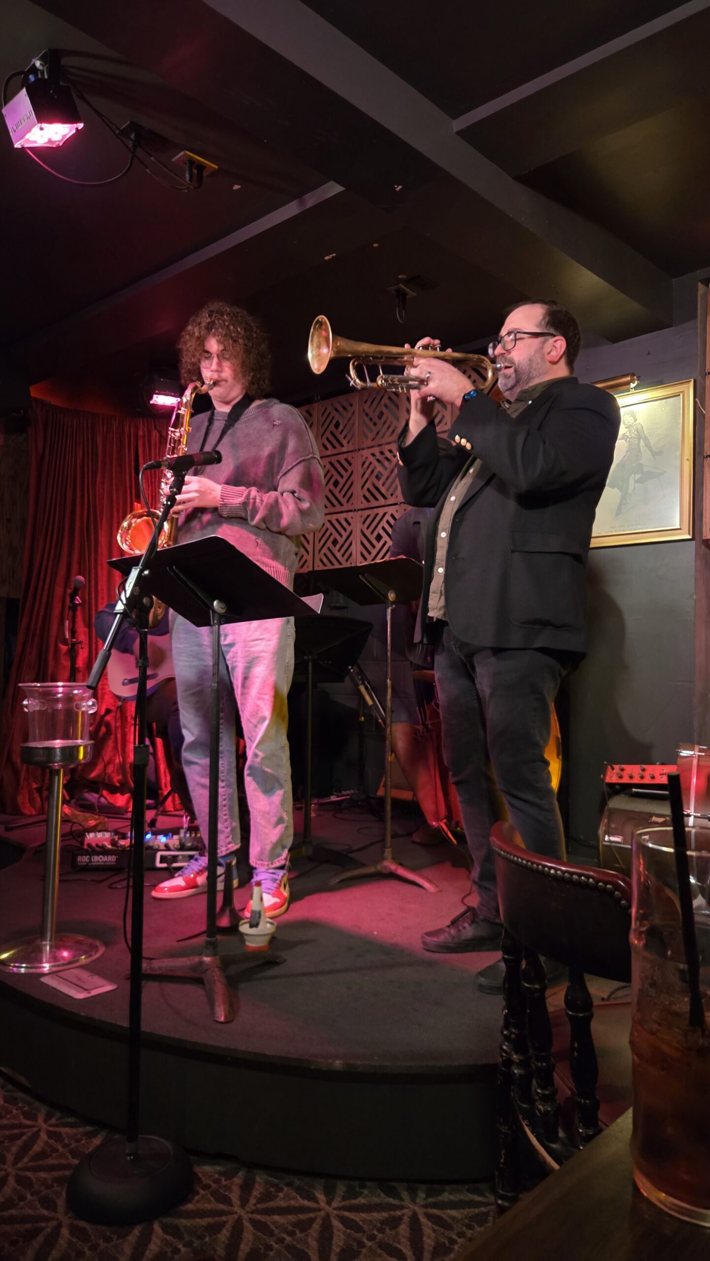 Jack and Jamie Breiwick performing at The Estate