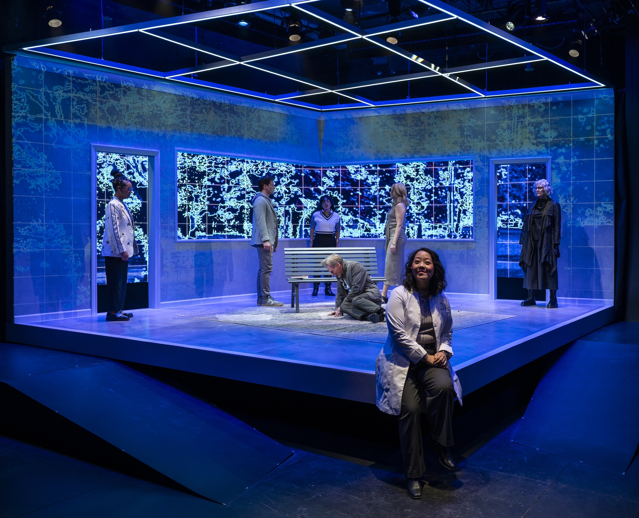 The cast in the Milwaukee Rep production of "McNeal."