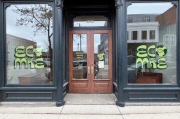 The storefront of ECO MKE Refillery in Walker's Point in Milwaukee.