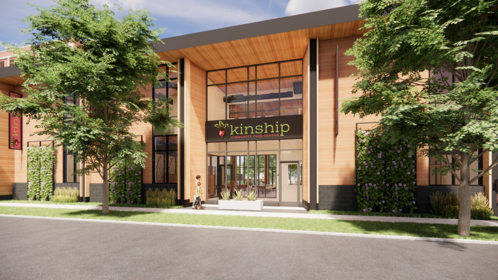 Rendering of the new Kinship Community Food Center