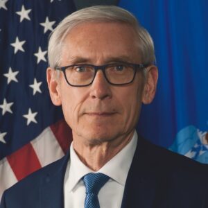 Headshot of Democratic Governor of Wisconsin Tony Evers.