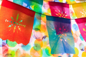 Mexican paper banners, or papel picado